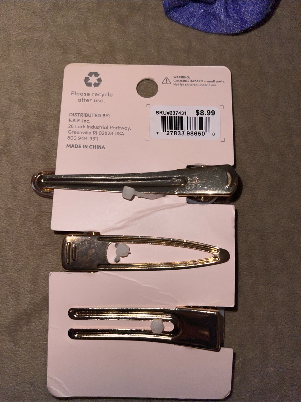 Scunci & Goody & Hue Hair Accessory Set - Purple, Beige, Brown, Tortoise New - Picture 6 of 9